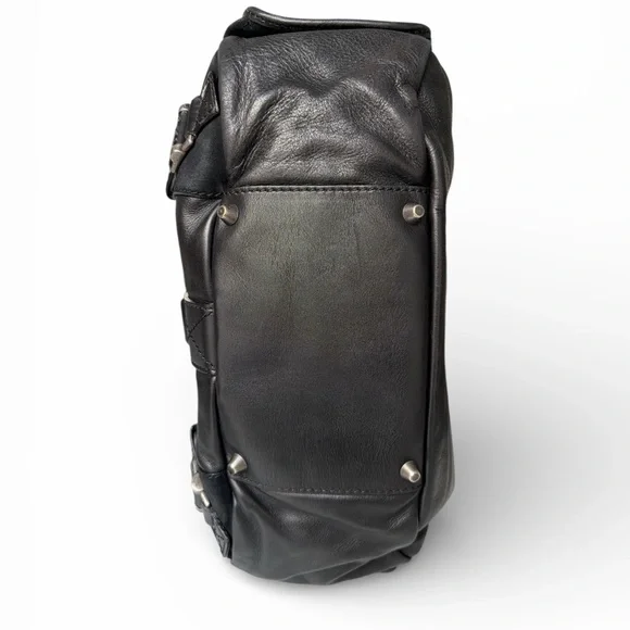 Dior Cannage Rebelle Leather and Suede Satchel Handbag - Picture 7 of 14